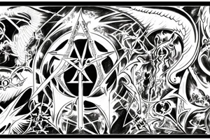 Inquisition - Bloodshed Across The Empyrean Altar Beyond The Celestial Zenith tattoo idea