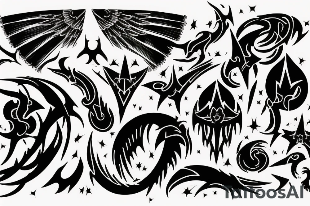 Bloodshed Across The Empyrean Altar Beyond The Celestial Zenith tattoo idea