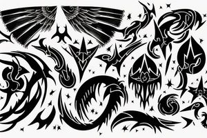 Bloodshed Across The Empyrean Altar Beyond The Celestial Zenith tattoo idea