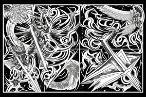 Bloodshed Across The Empyrean Altar Beyond The Celestial Zenith tattoo idea