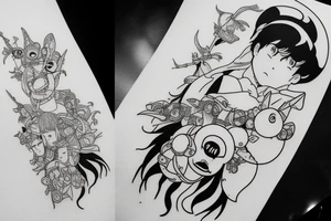 Studi Ghibli inspired tattoo idea