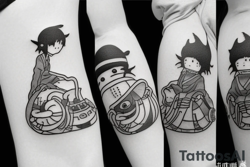 Soot figure, Studio Ghibli tattoo idea