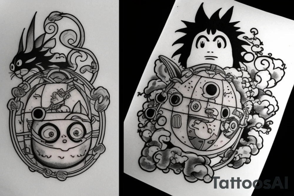 Soot creature, Studio Ghibli tattoo idea