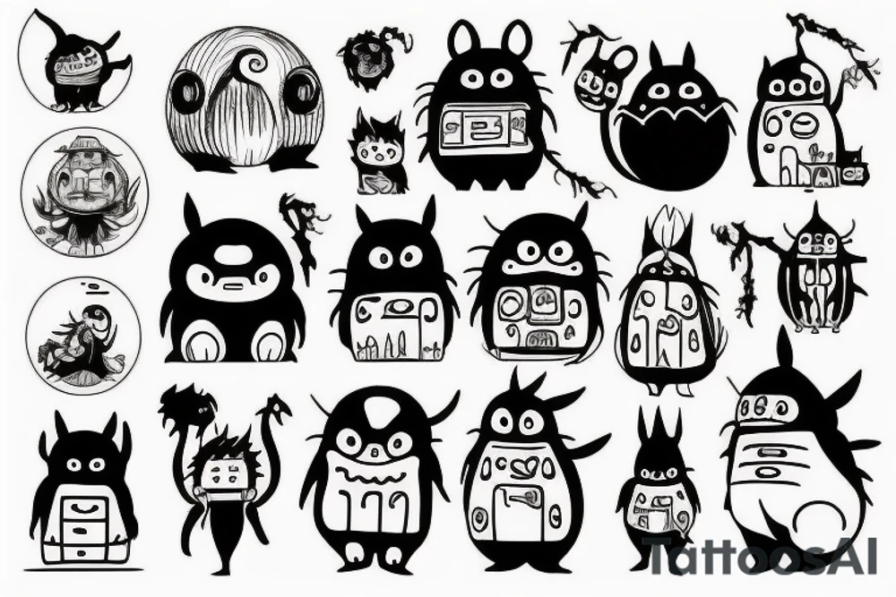 Soot creature, Studio Ghibli tattoo idea