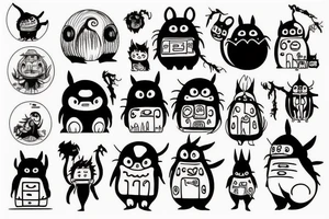 Soot creature, Studio Ghibli tattoo idea