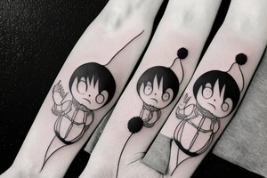 Soot ball from the movie Spirited Away tattoo idea