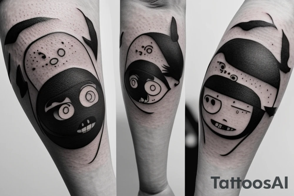 Soot ball from the movie Spirited Away tattoo idea