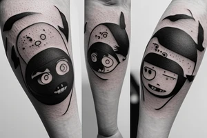 Soot ball from the movie Spirited Away tattoo idea