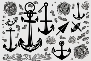 anchor tattoo idea