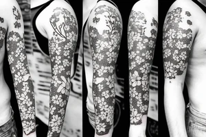 cherry blossoms arm tattoo tattoo idea