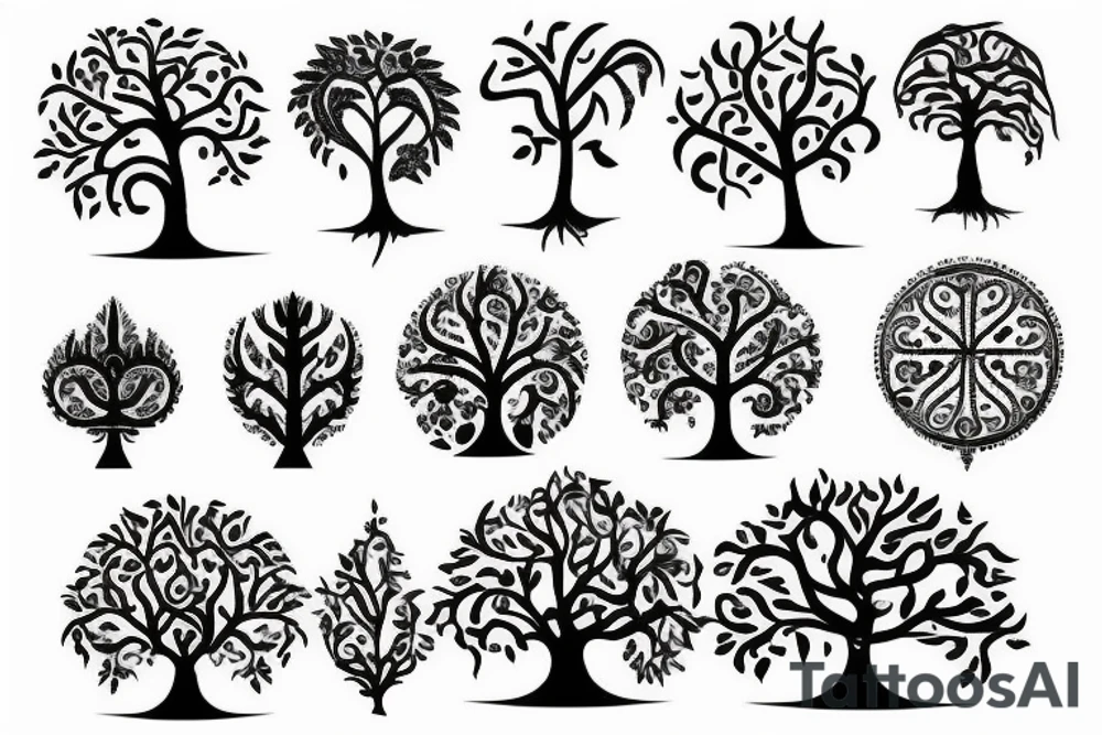 Tree of life tattoo idea