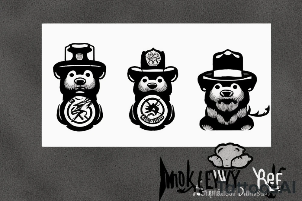 Smokey bear tattoo idea