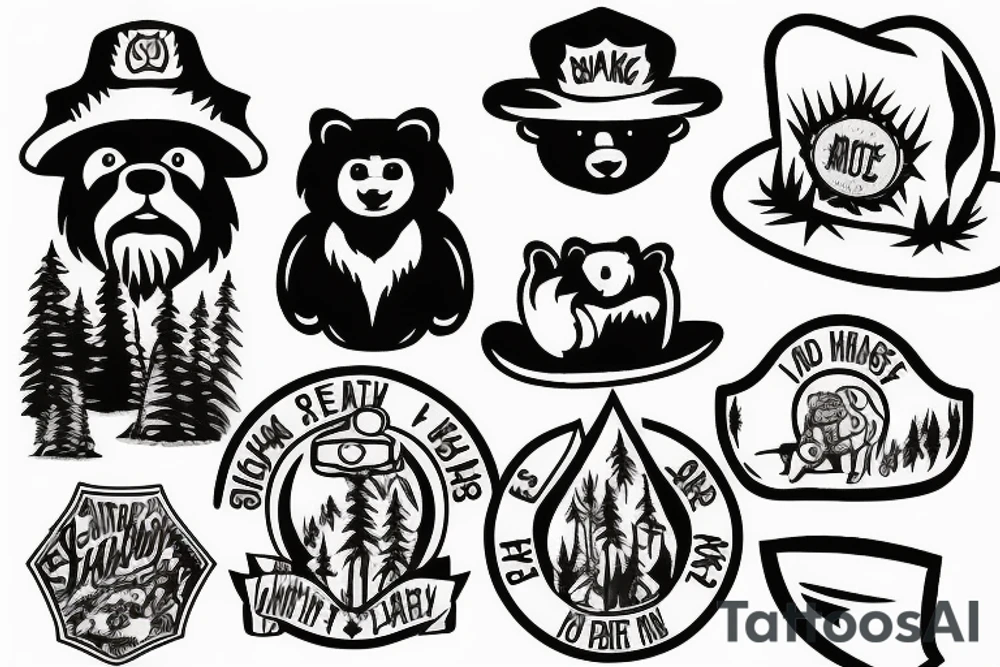 Smokey bear tattoo idea