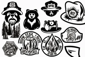 Smokey bear tattoo idea