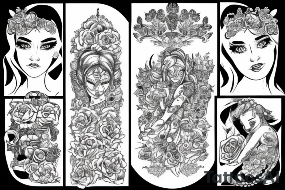 Princess monoke tattoo idea