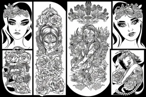 Princess monoke tattoo idea