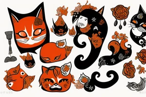 Torashi
Orange Cat tattoo idea