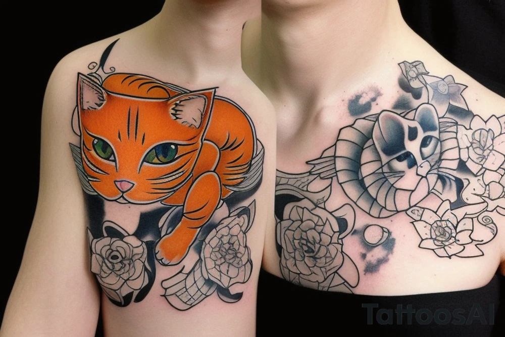 Torashi
Orange Cat tattoo idea