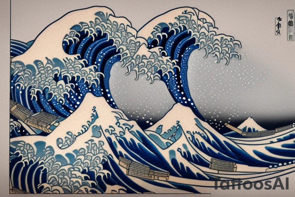the great wave off kanagawa tattoo idea
