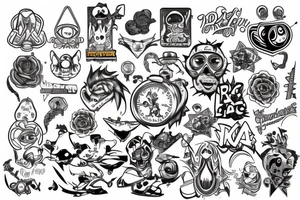 Trippy tattoo idea