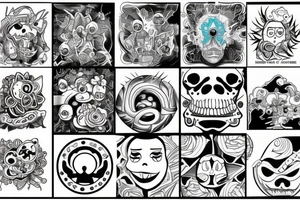 Trippy tattoo idea