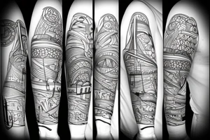sailing boat tattoo idea