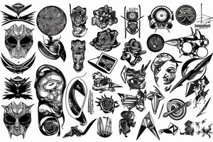 Futuristic tattoo idea