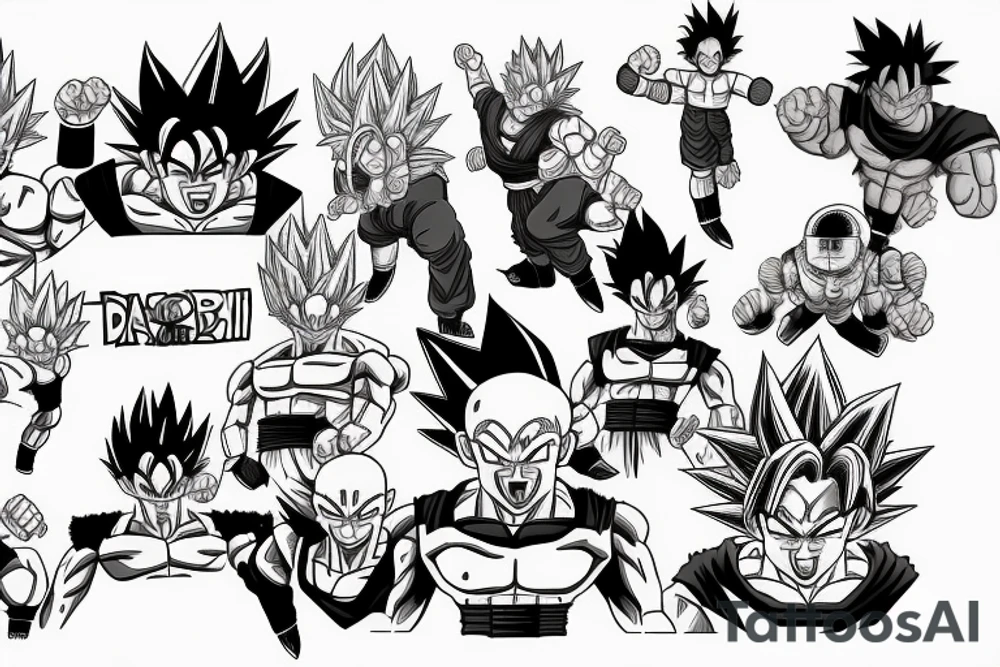 Dragonball z tattoo idea