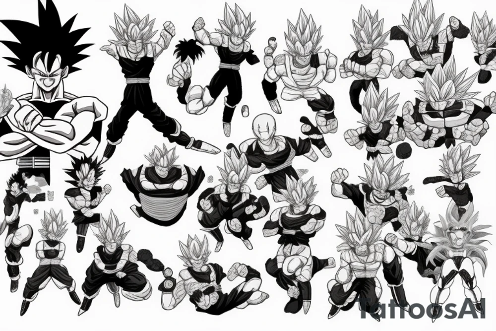 Dragonball z tattoo idea