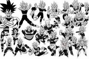 Dragonball z tattoo idea