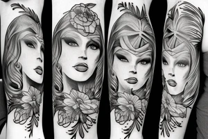 Diego with lillys tattoo idea