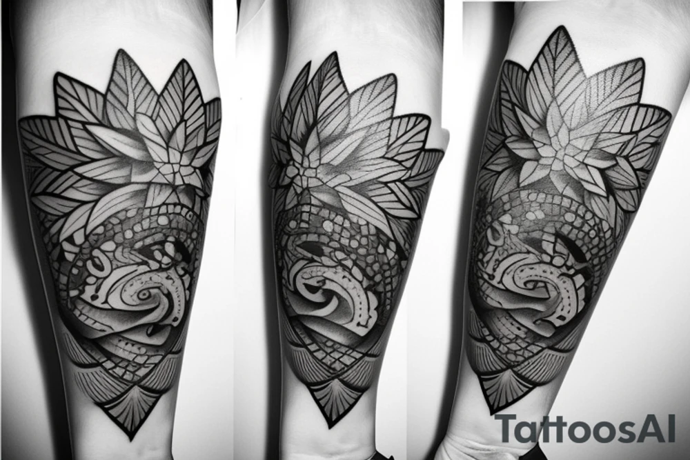 Lilly’s and stars tattoo idea