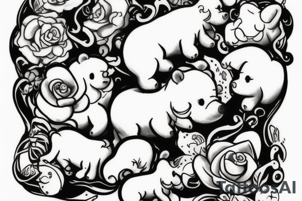 Whinny the poo tattoo idea