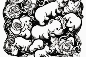 Whinny the poo tattoo idea
