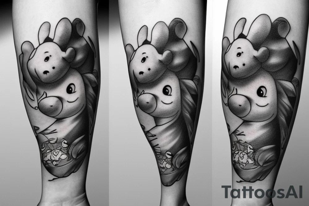 Whinny the poo tattoo idea