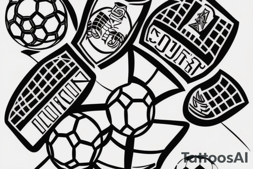 Soccer goalie tattoo idea