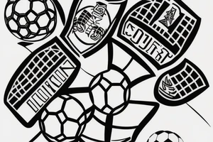 Soccer goalie tattoo idea
