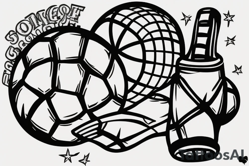 Soccer goalie tattoo idea