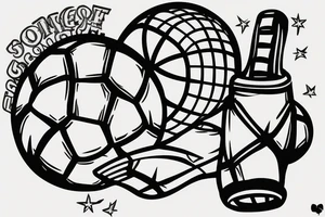 Soccer goalie tattoo idea