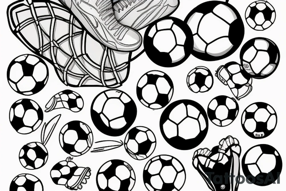 Soccer goalie tattoo idea