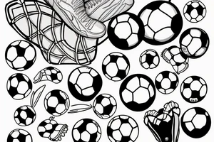 Soccer goalie tattoo idea