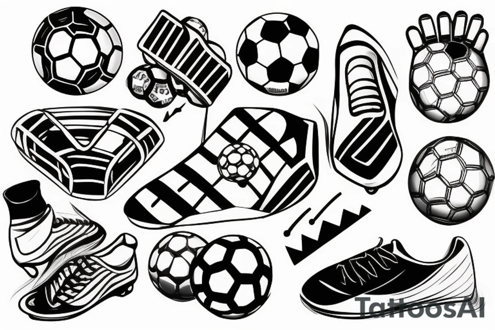 Soccer goalie tattoo idea