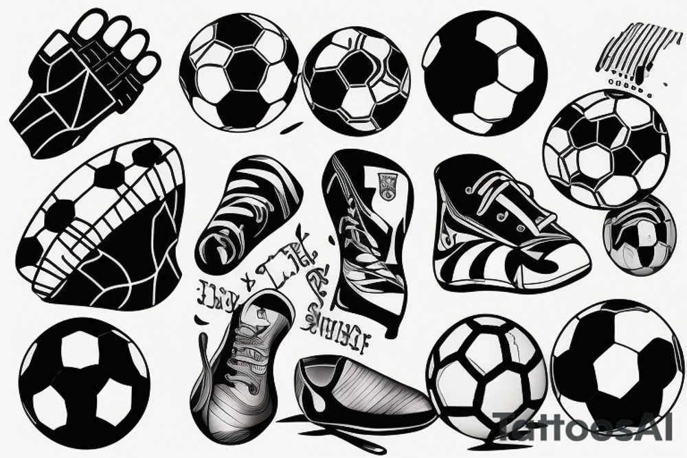 Soccer goalie tattoo idea
