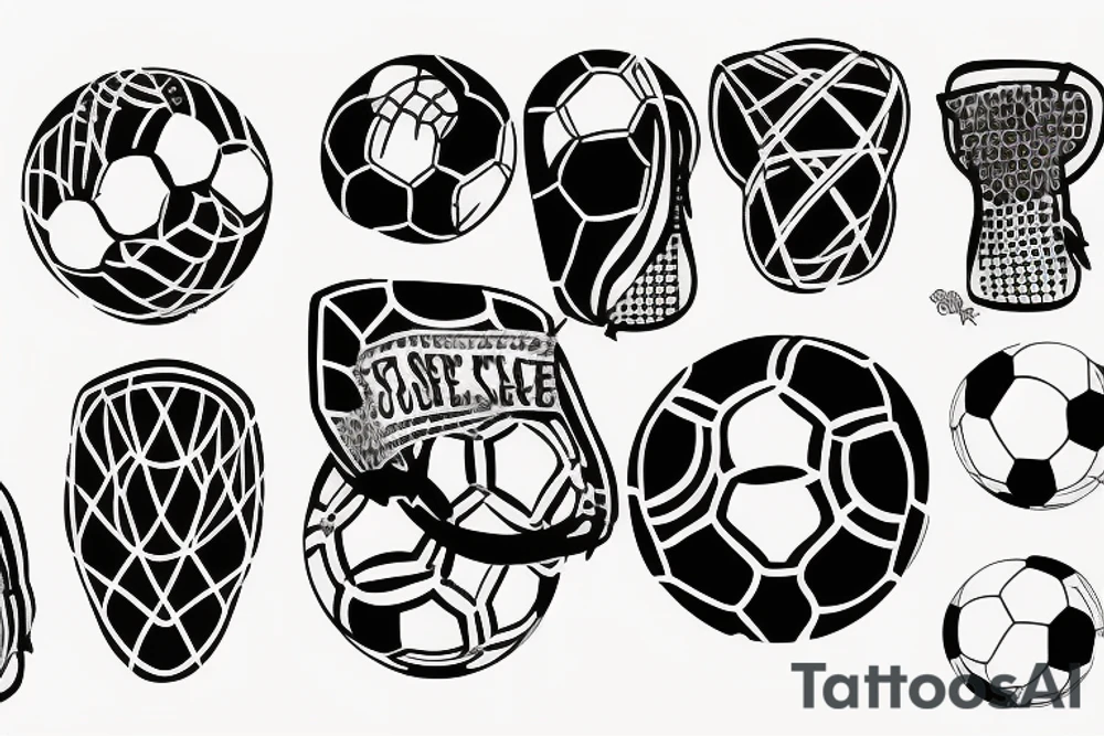 Soccer goalie tattoo idea