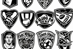 Soccer player making a save tattoo idea