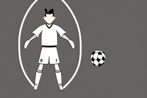 A soccer goalie infront of a soccer goal making a save. tattoo idea