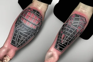 A soccer goalie glove. tattoo idea