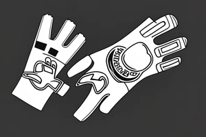 A soccer goalie glove. tattoo idea