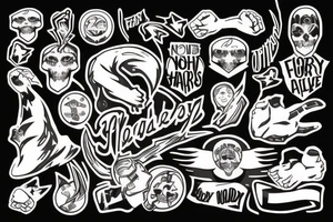 Nobody fights alone tattoo idea