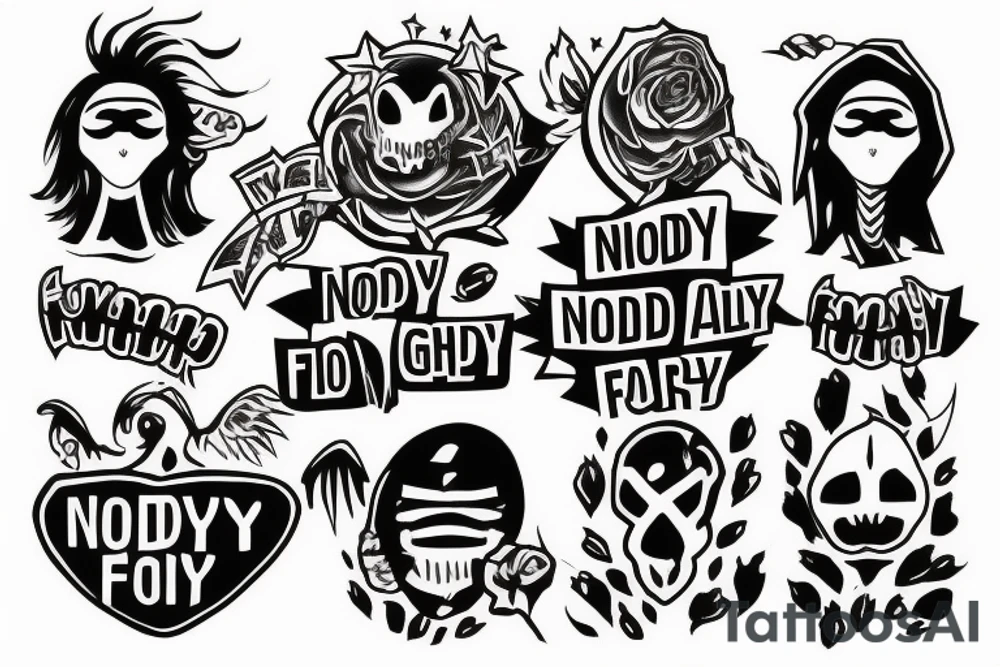 "Nobody fights alone" tattoo idea
